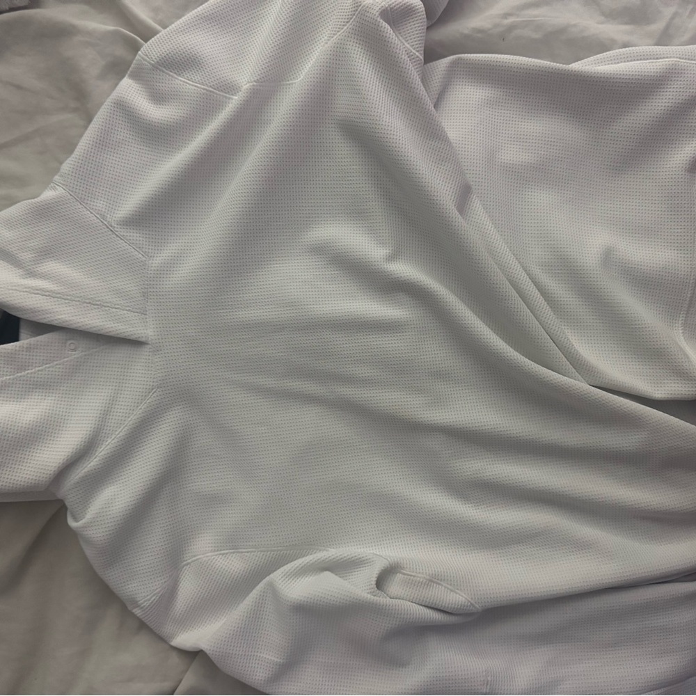 lululemon athletica White Waffle Hoodie